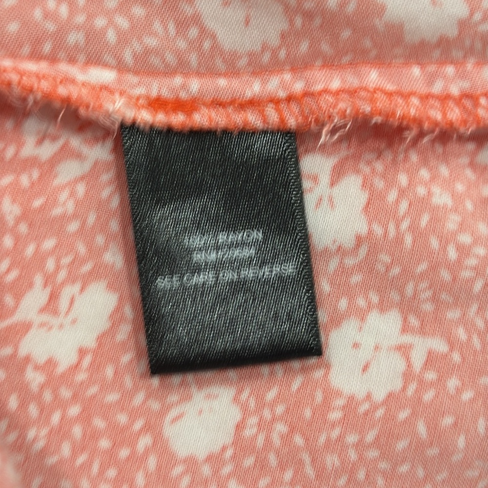 Torrid Women’s Floral Coral‎ Skater Dress with Drawstring Elastic Waist Size 1X - Picture 5 of 7